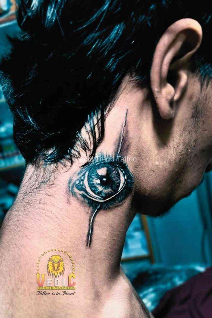 horse eyes tattoo on neck,Tattoo Shop | Vedic Trend Tattoo | Tattoo Training Academy | Laser Tattoo Removal | Bangalore