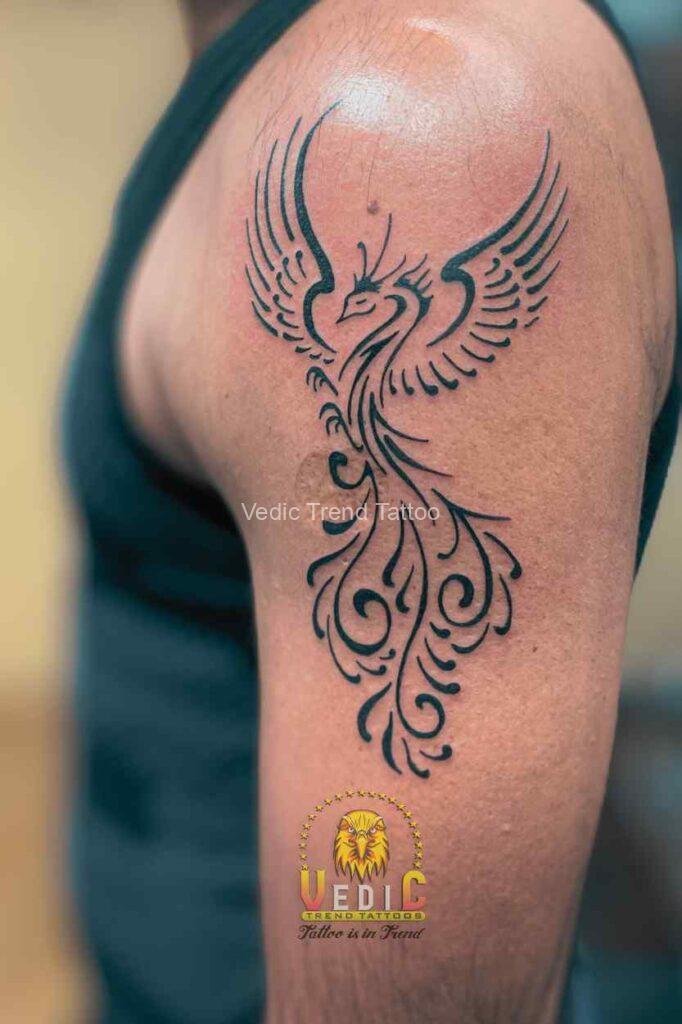 phoenix-trible-tattoo-for-male-shoulder-best-top-tattoo-studio-bangalore-india
