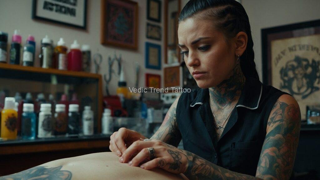 Anatomy of pain-Women feel light pain while getting body tattoos | Vedic Trend Tattoo.