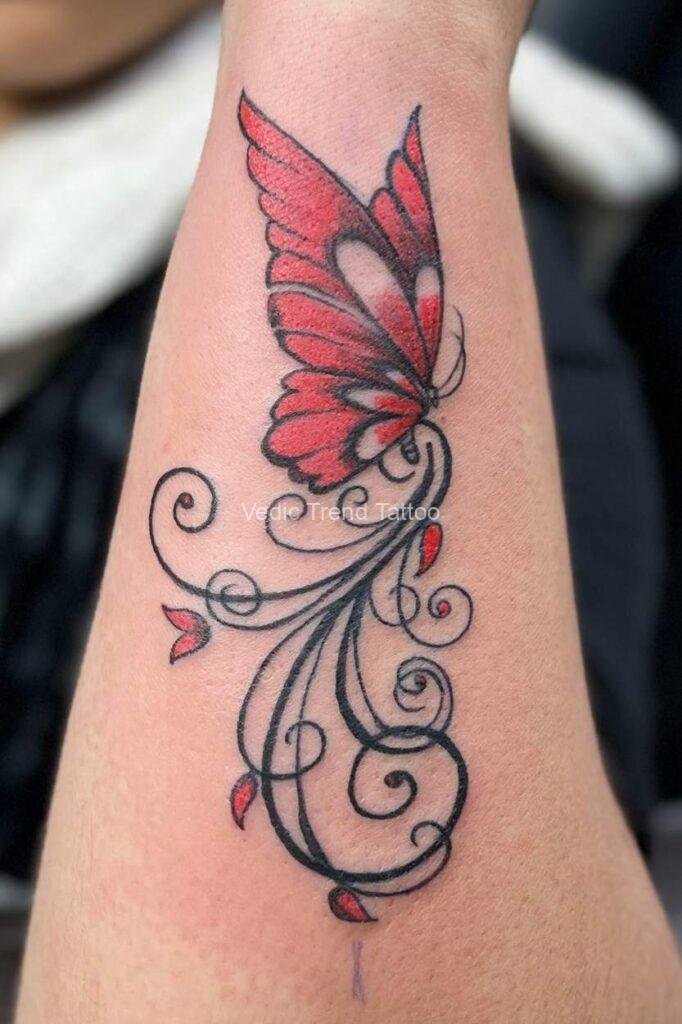 Butterfly Tattoo,Tattoo Shop | Vedic Trend Tattoo | Bangalore