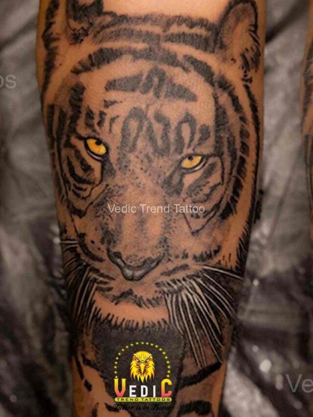 Tattoo studio near me-tattoo shop near me-bangalore-Tiger tattoo on hand-vedic trend tattoo